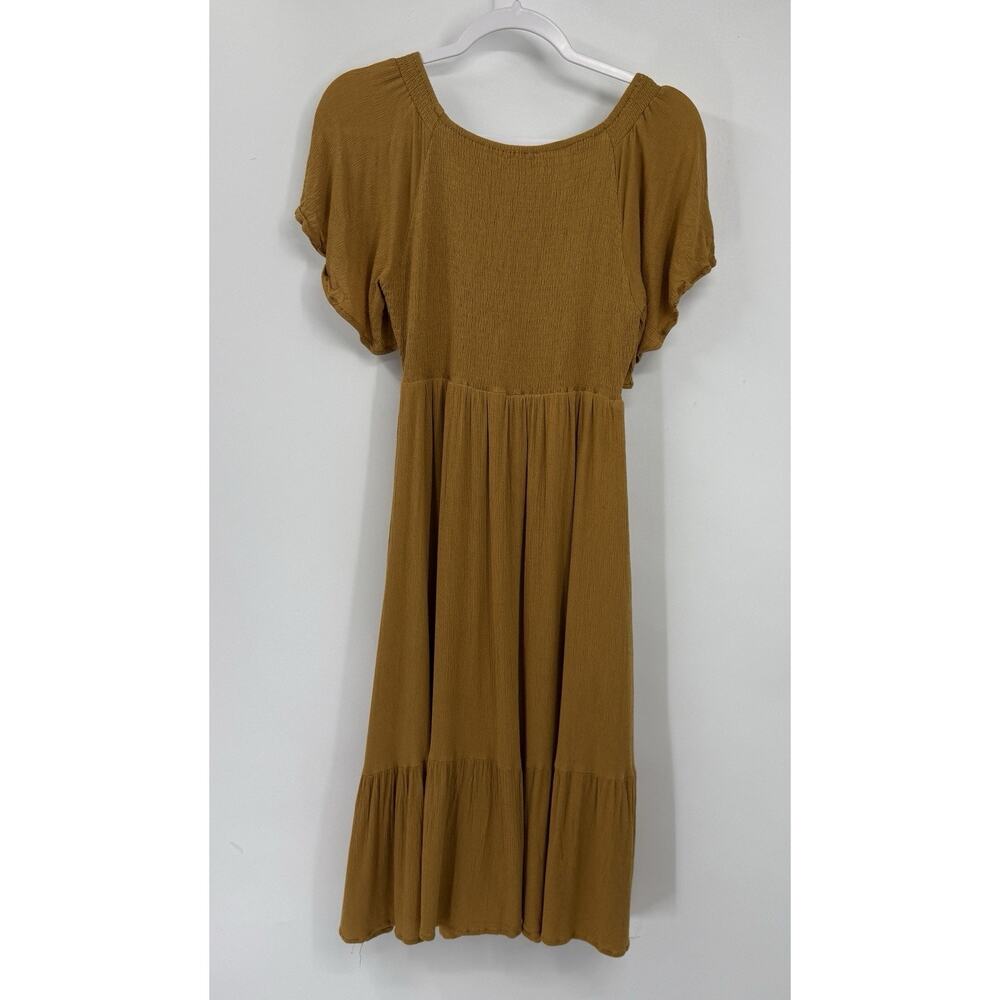 Baltic Born Medium Felicity Dress Butterscotch Tiered Midi Milkmaid Cottagecore - Picture 8 of 11